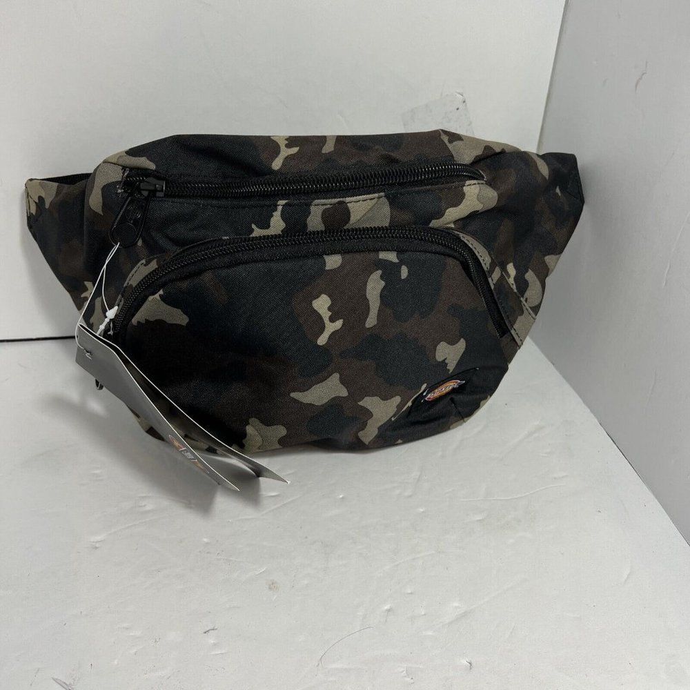 Dickies Camo ZA Pockets 12x6" Sling Waistpack Pouch Men's Xbody Belt Bag NWT!